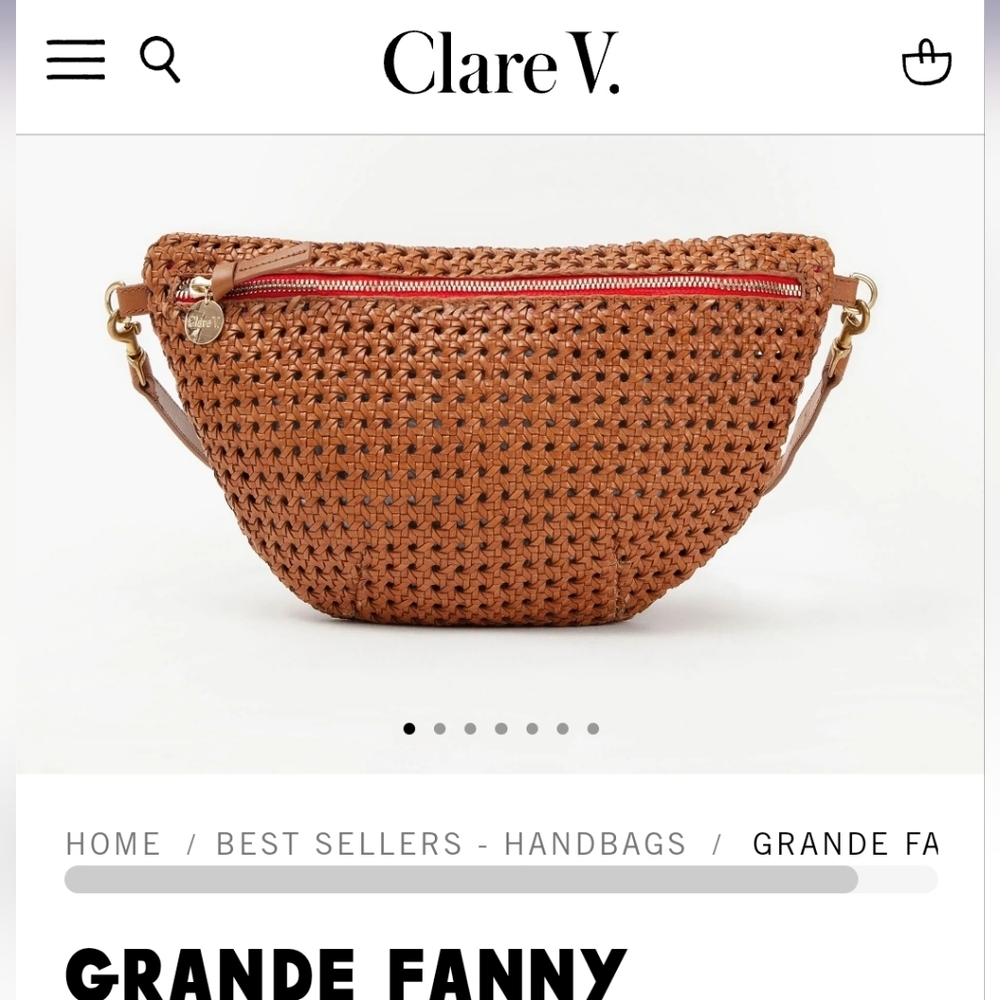 Clare V. Grande Fanny Bag - NWT and dust bag
